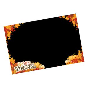 Thanksgiving Photobooth Template Landscape Frame